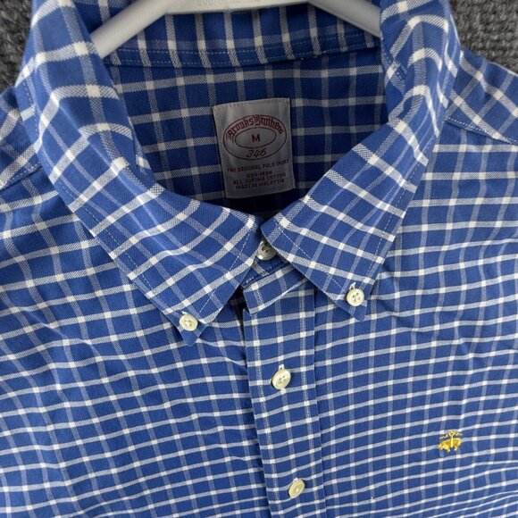 Blue Checkered Men's Shirt - Picture 8 of 15